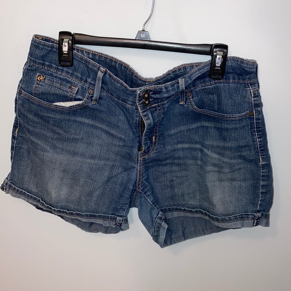 Denim shorts